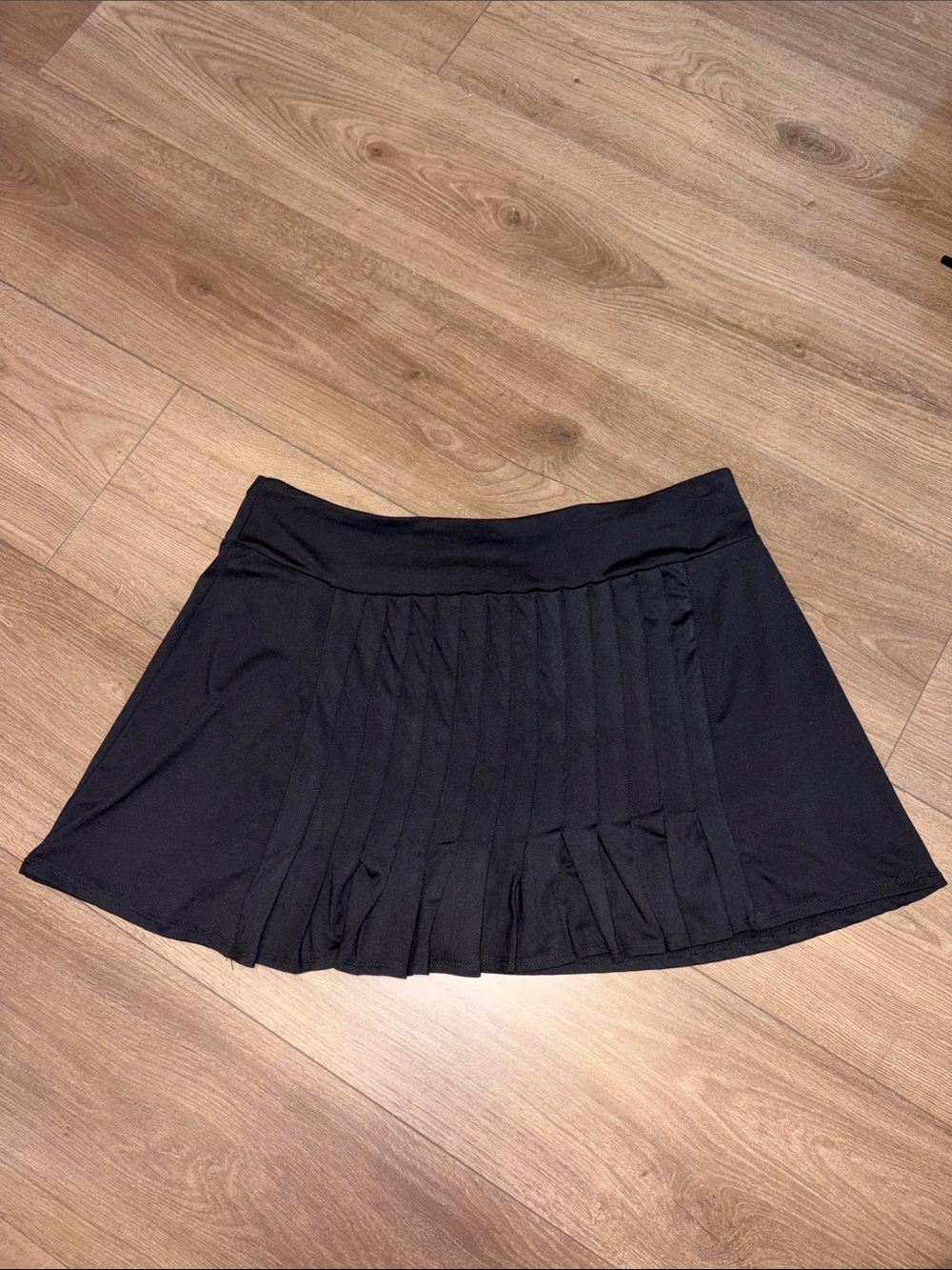 Fila Black Pleated Athletic Tennis Skirt